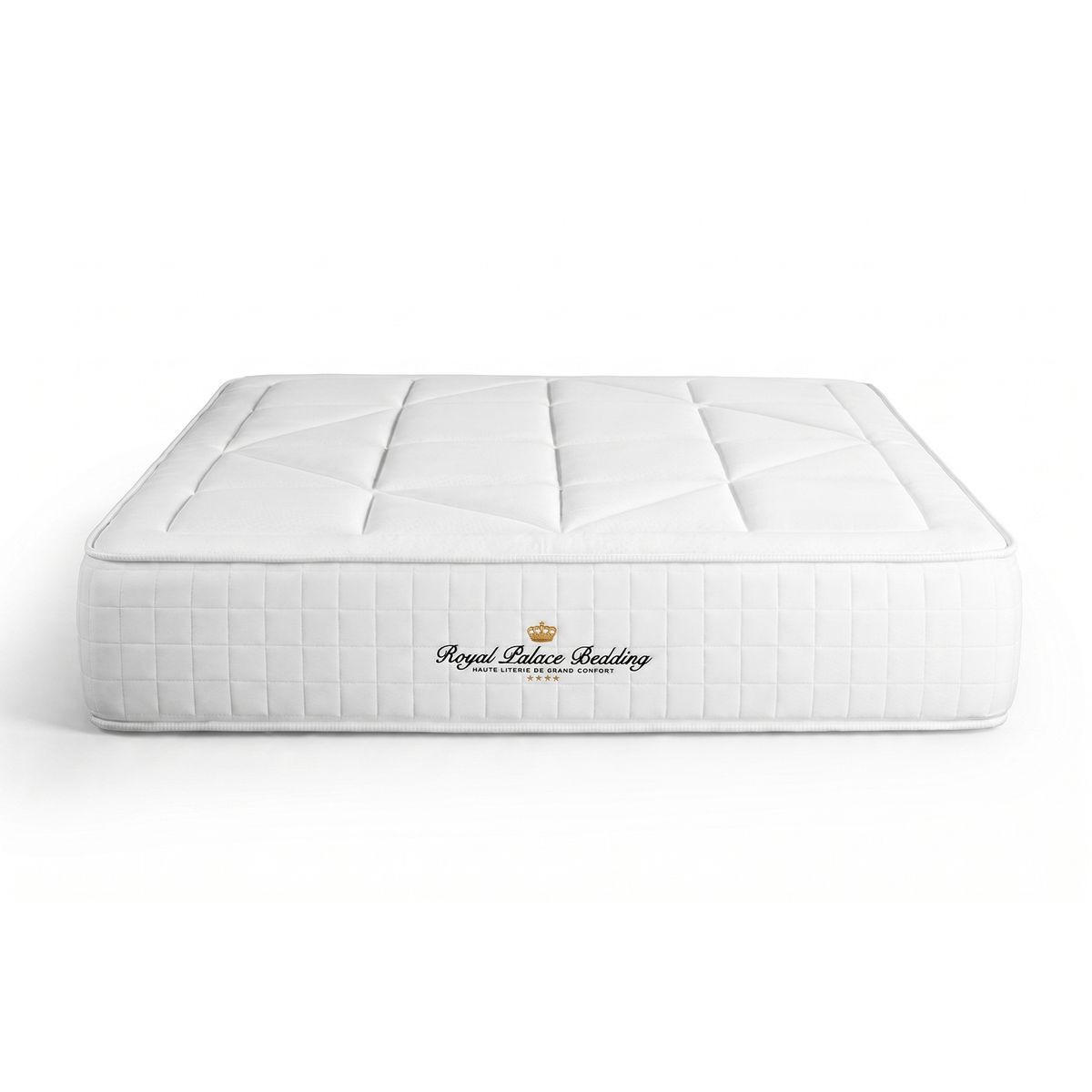 MATRATZE Windsor Taschenfederkern und Memory-Schaum 140 x 200 cm h1 - Weiß, Textil (140/200cm) - ROYAL PALACE BEDDING