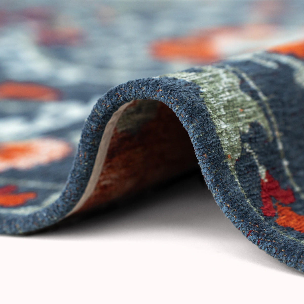 TEPPICH Nordic Suzani 140/200 cm - Blau, Textil (140/200cm) - Louis De Poortere