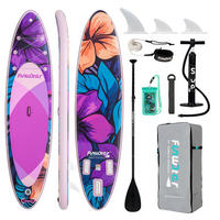 STAND-UP PADDLE BOARD SUPFW36A(335×84×15CM) - Lila, Kunststoff (84/335cm) - Kaket