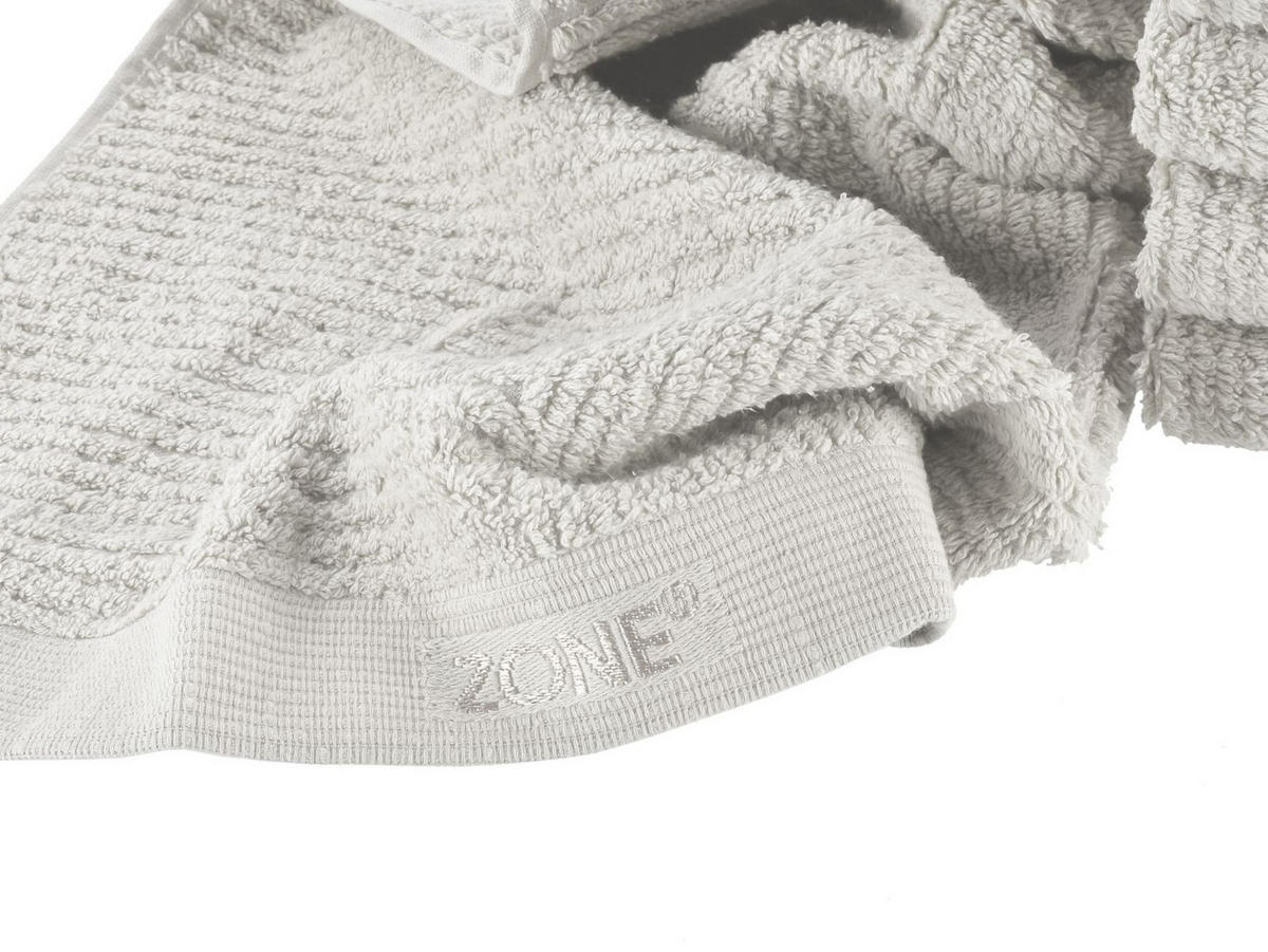 HANDTUCH Classic soft grey 50/100 cm - Hellgrau, Textil (50/100cm) - Zone Denmark