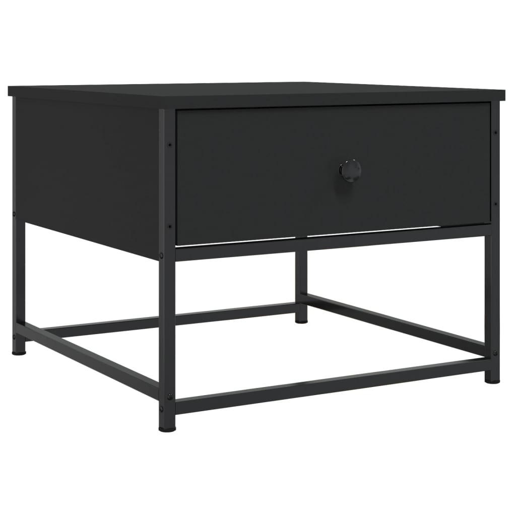 COUCHTISCH Schwarz 51x51x40 cm Holzwerkstoff - Schwarz, Holzwerkstoff (51/51/40cm) - furnicato