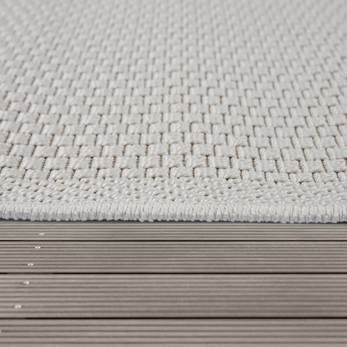 OUTDOORTEPPICH 200/200 cm Timber 125 - Beige, Textil (200/200cm) - Paco Home
