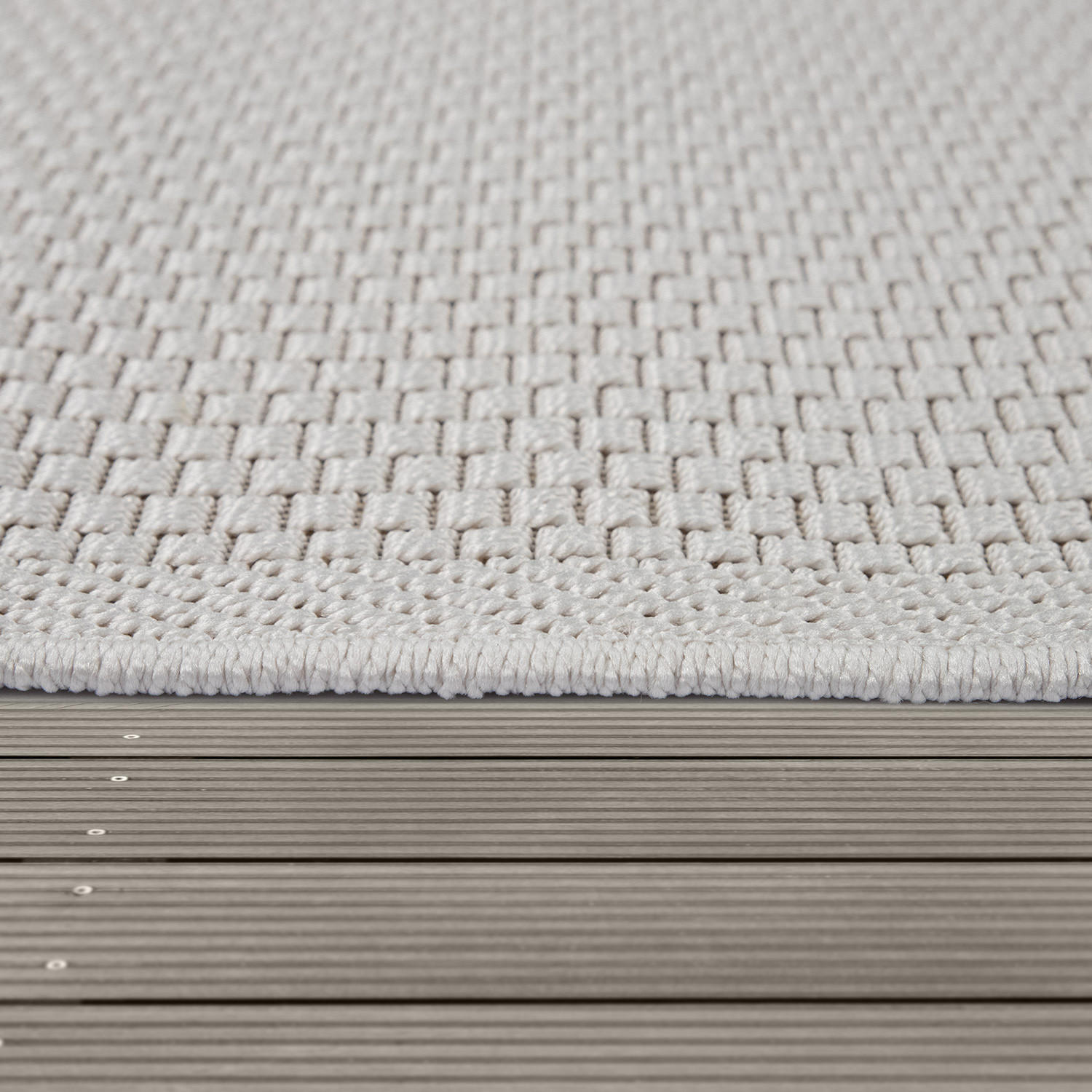 Thumbnail - Paco Home Outdoorteppich, Hellgrau, Textil, Rund, 160x160 cm, strapazierfähig, für Fußbodenheizung geeignet, Teppiche & ...