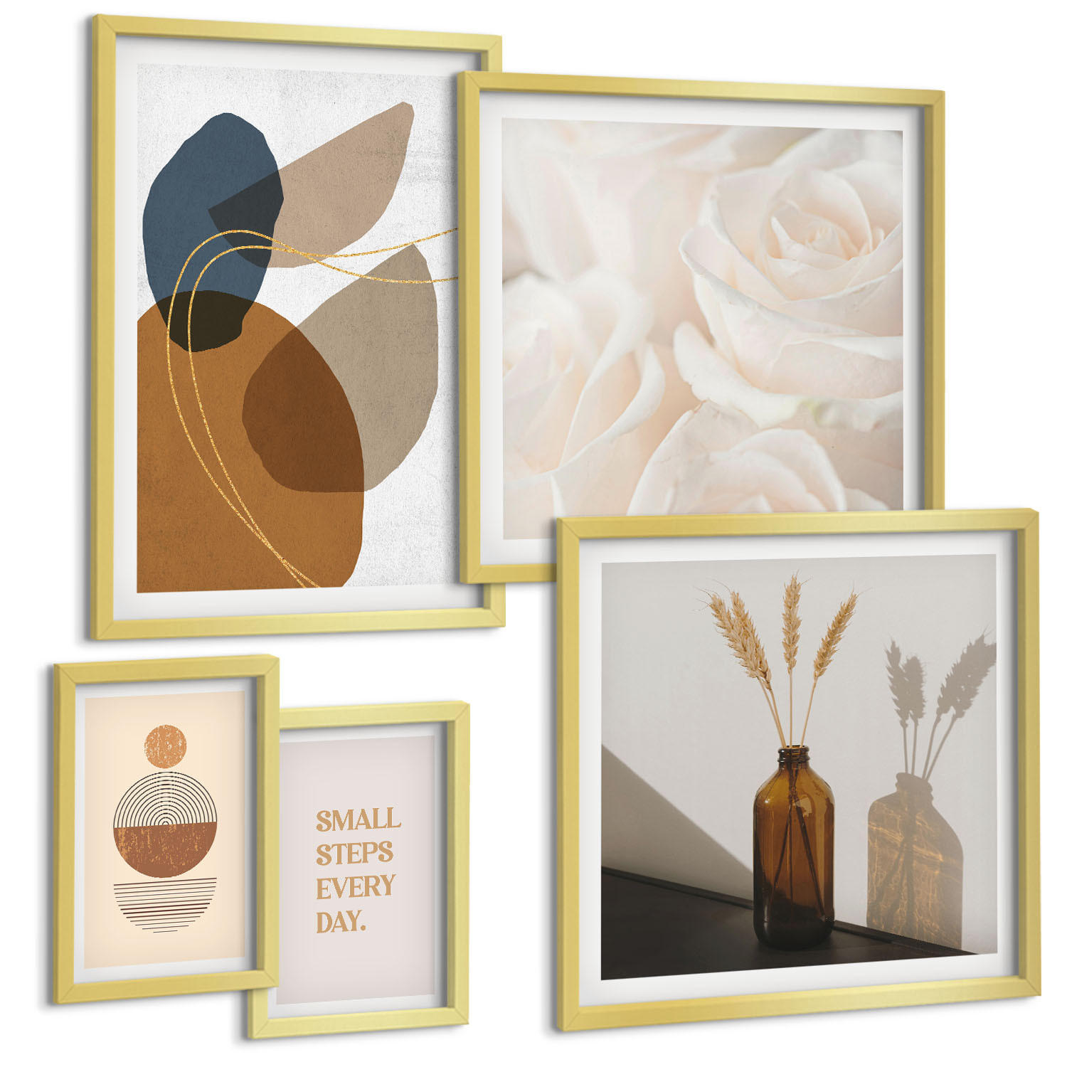 Tulup Bilder Gold 40x60 cm