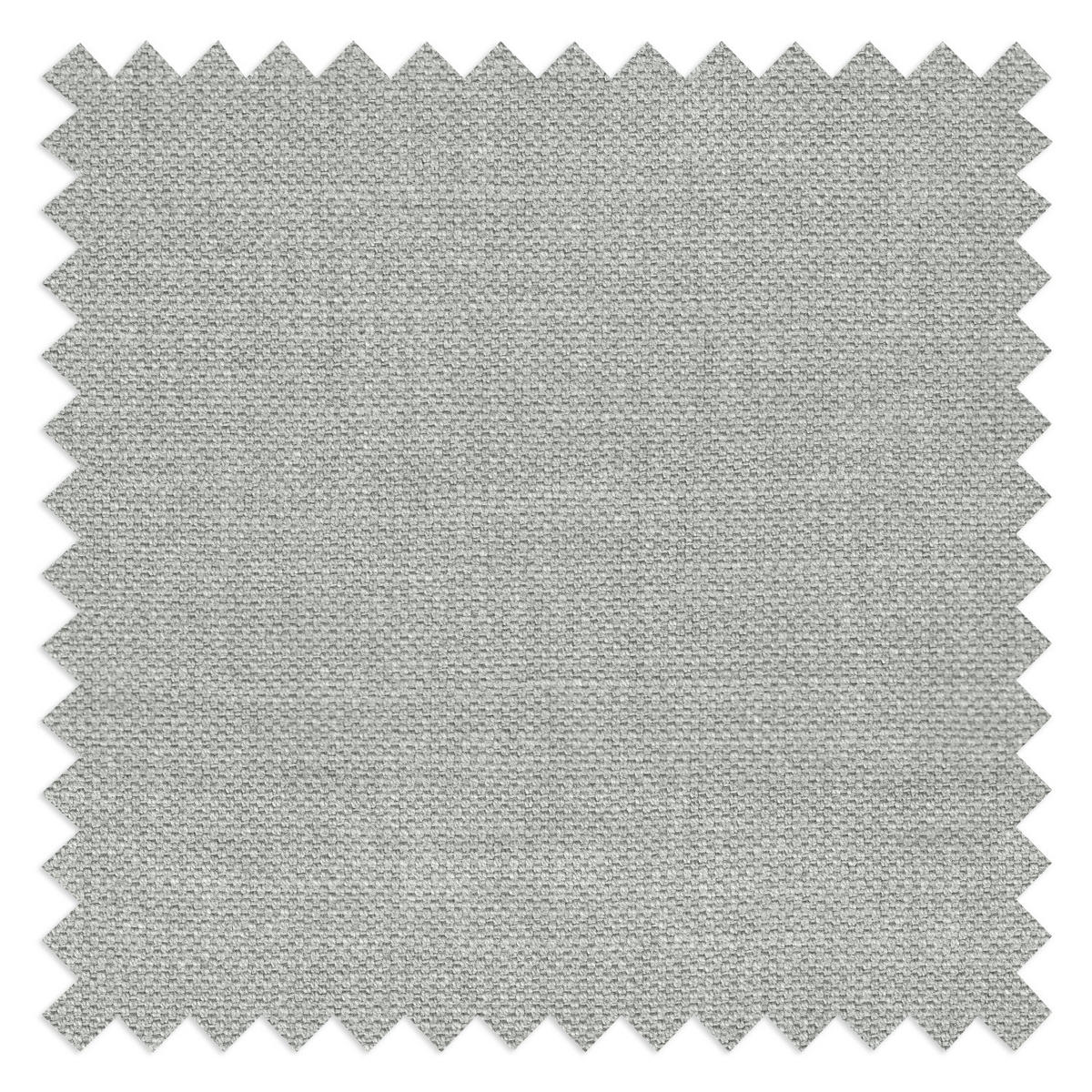 HOCKERBANK - Eichefarben/Grau, Eichenholz/Textil (180/43/81cm) - home24