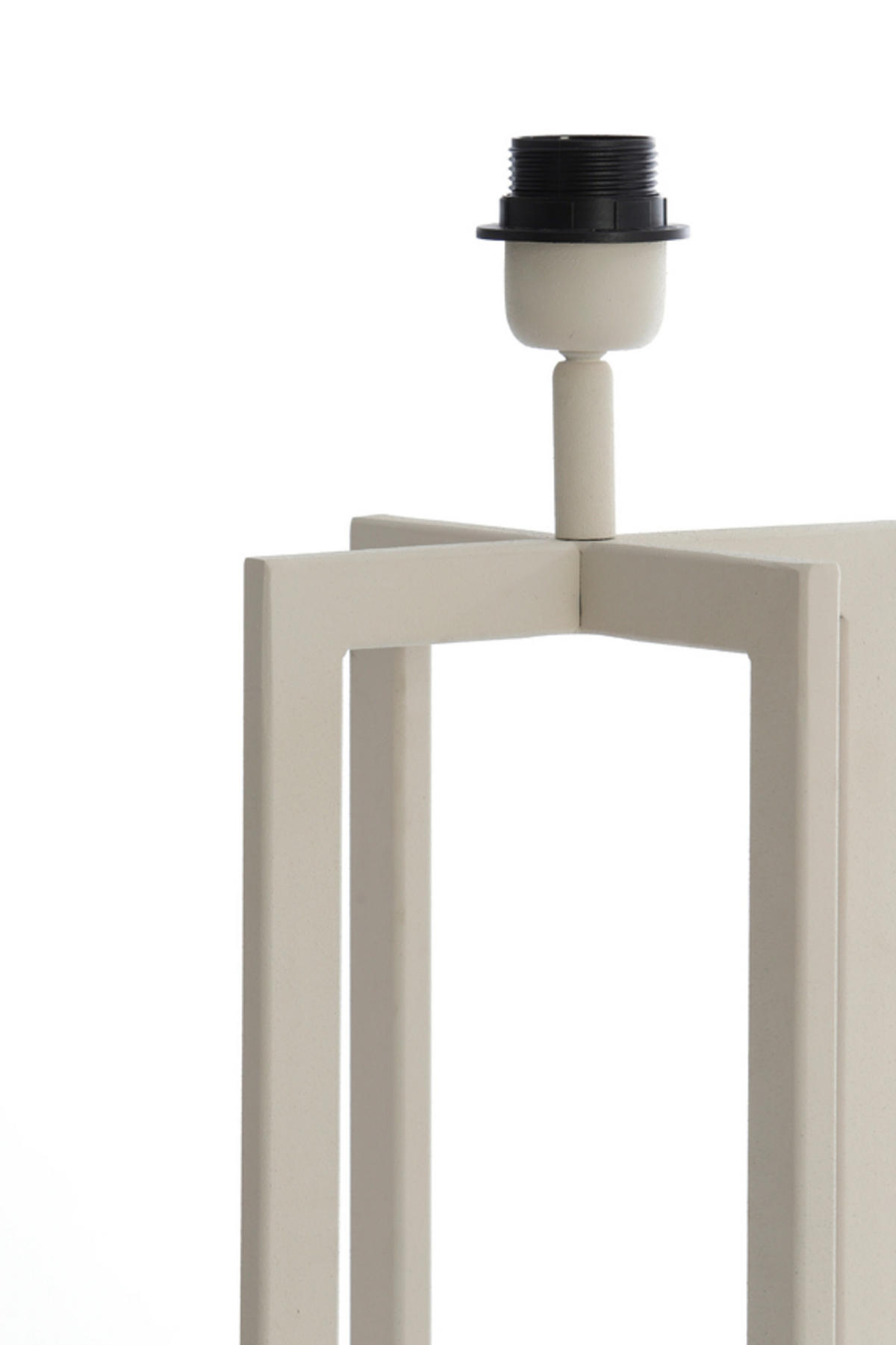 LAMPENFUSS Mace Weiß 21/21/46 cm - Weiß, Metall (21/21/46cm) - Light & Living