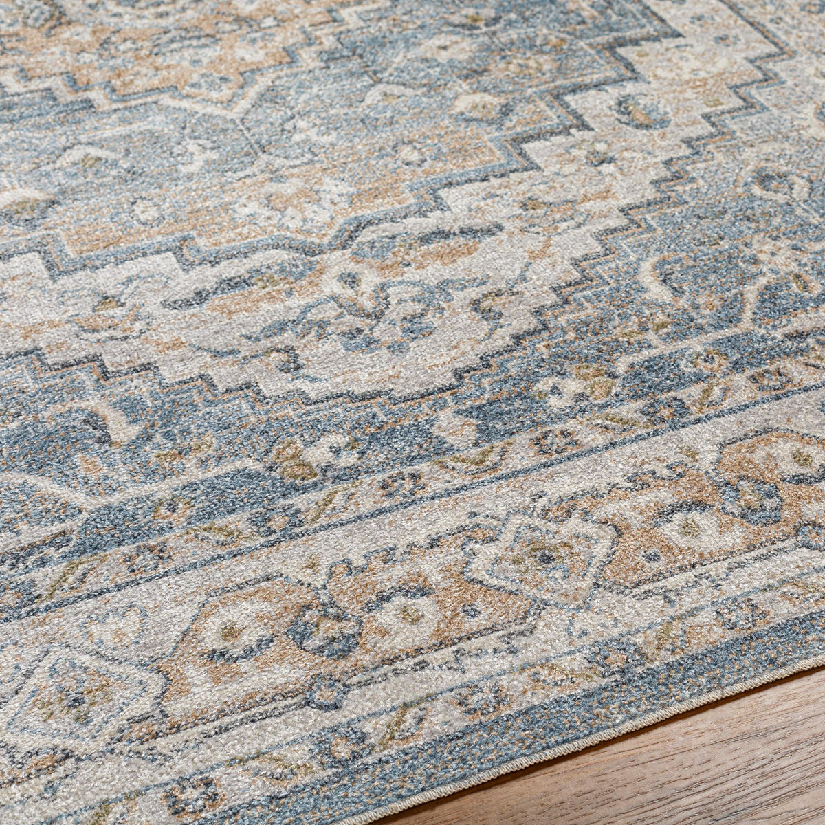 TEPPICH Maschinenwaschbar 160/213 cm Blau - Blau, Naturmaterialien/Textil (160/213cm) - LIVABLISS