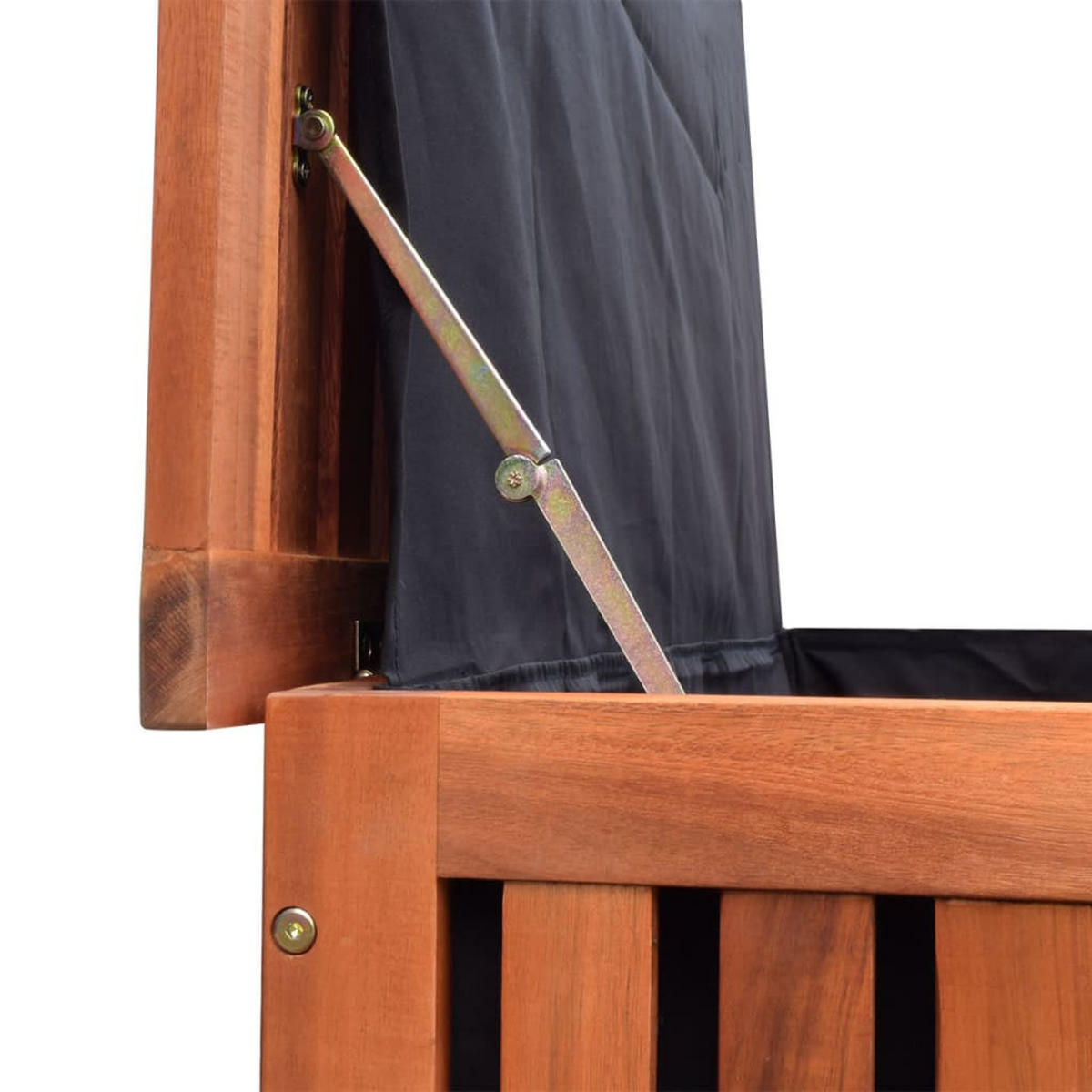 GARTEN-AUFBEWAHRUNGSBOX 118x52x58 cm Holz - Braun, Holz (52/58/118cm) - furnicato