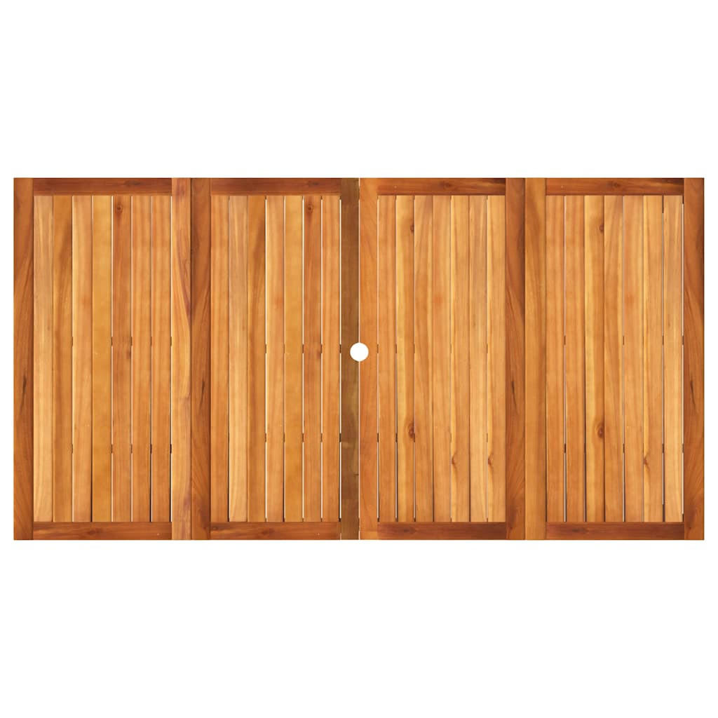 vidaXL Gartentisch Beige 90x75x180 cm