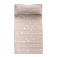 TAGESDECKE little star 200x260 cm (bett 105) rosa - Pink, Textil (200/260cm) - Happy Friday