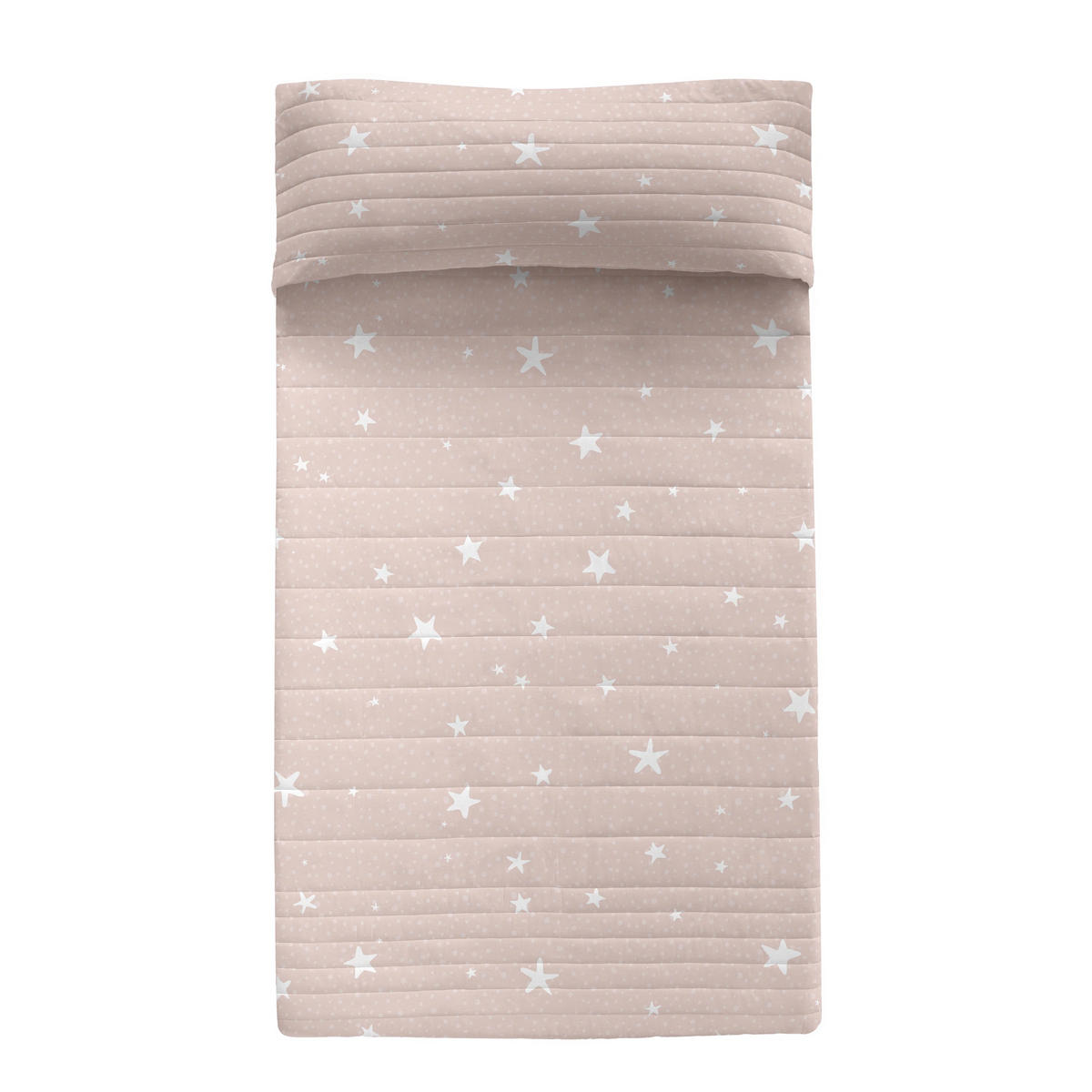 TAGESDECKE little star 200x260 cm (bett 105) rosa - Pink, Textil (200/260cm) - Happy Friday