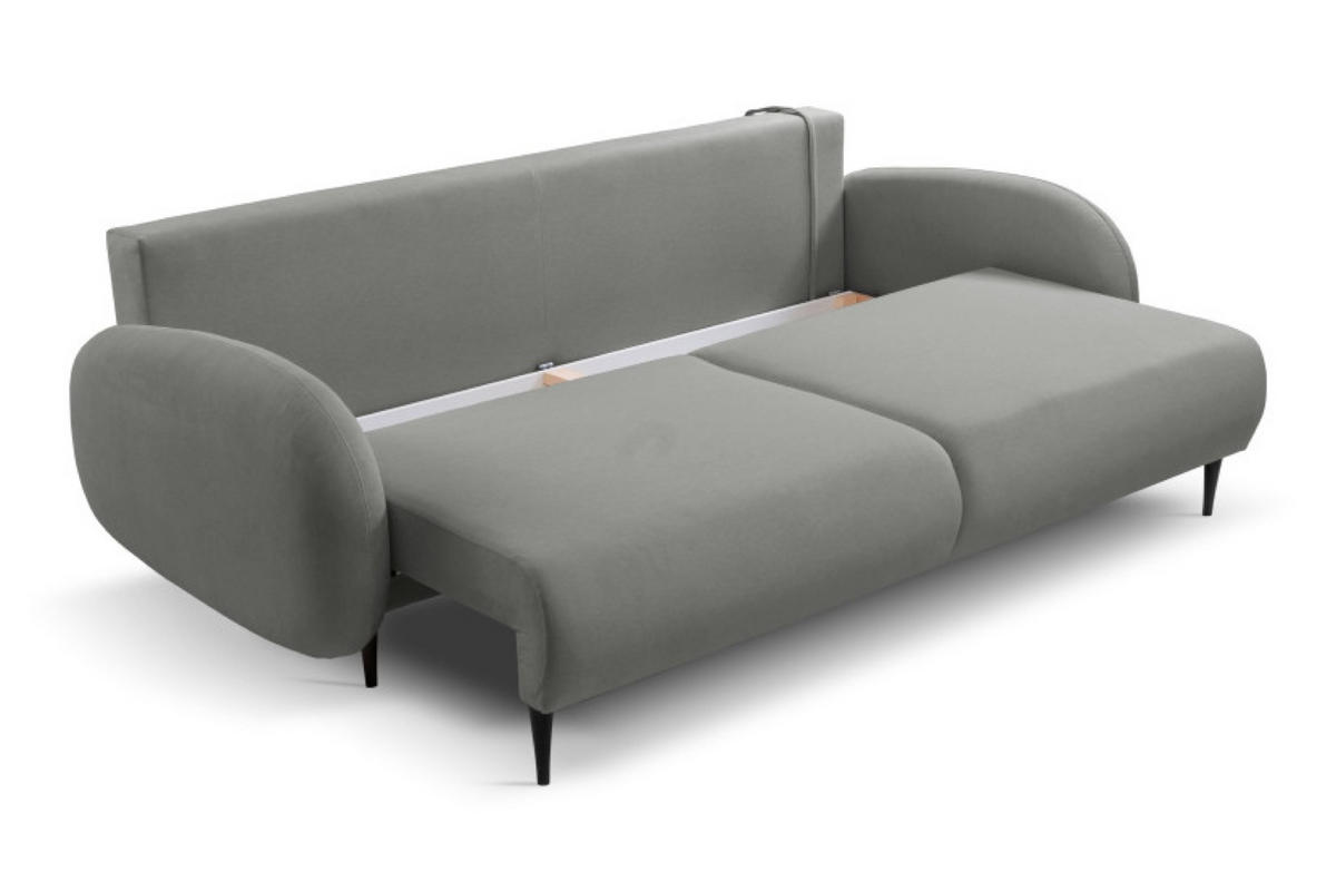 SOFA Grafit SOFTI Mit Schlaffunktion - Graphitfarben, Textil (232/95/109cm) - Sepro Meble