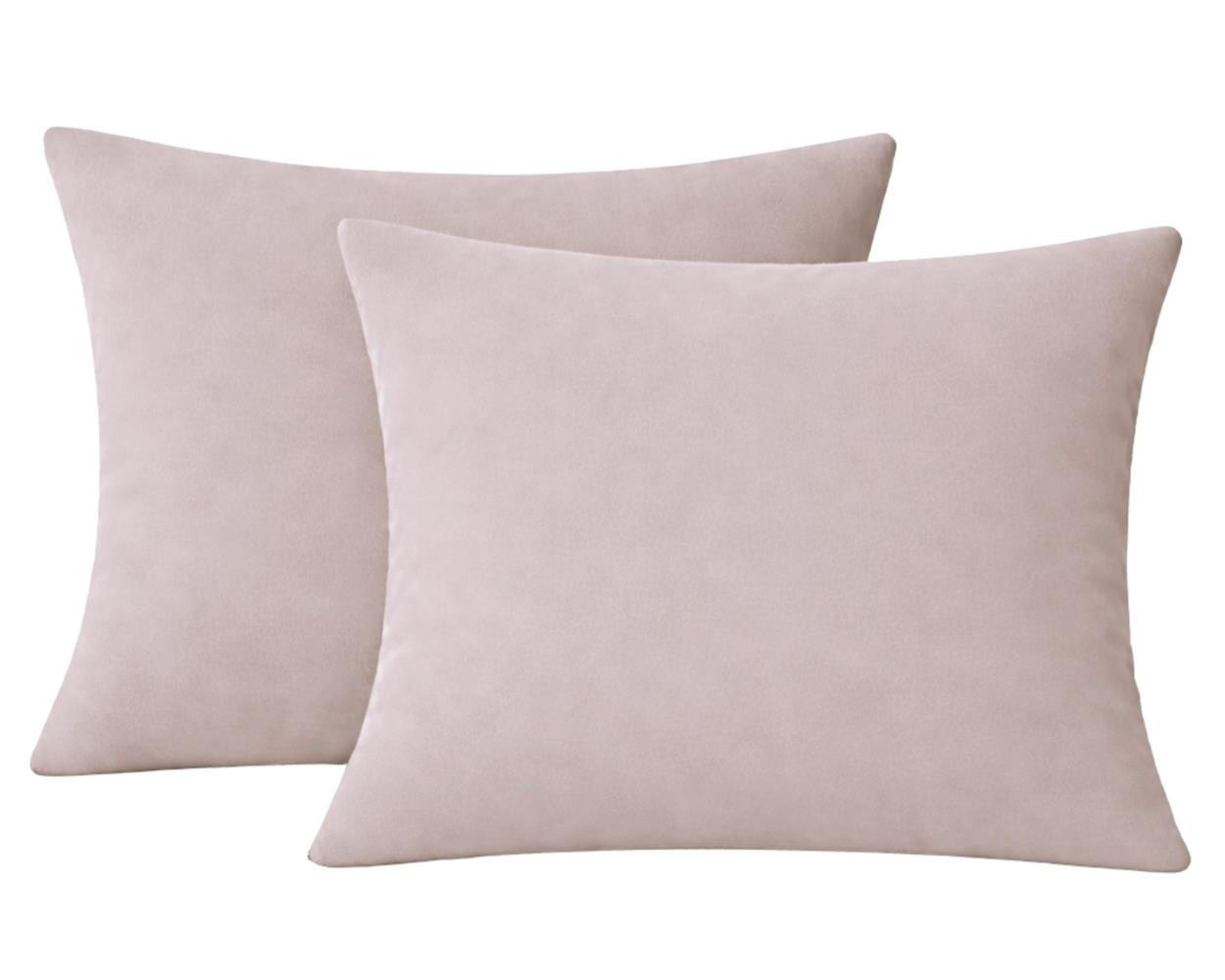 KISSENBEZUG Stone Washed 40x40 cm aus 100% Baumwolle, Renforce Kissenhülle 40 x 40 im 2er Set - Blass Rosa - Altrosa, Textil (40/40cm) - Carpe Sonno