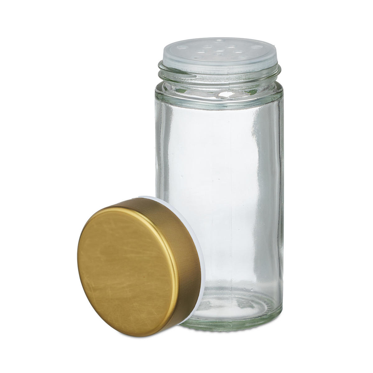 GEWÜRZKARUSSELL - Multicolor, Glas/Kunststoff (20/27.5/20cm) - Relaxdays