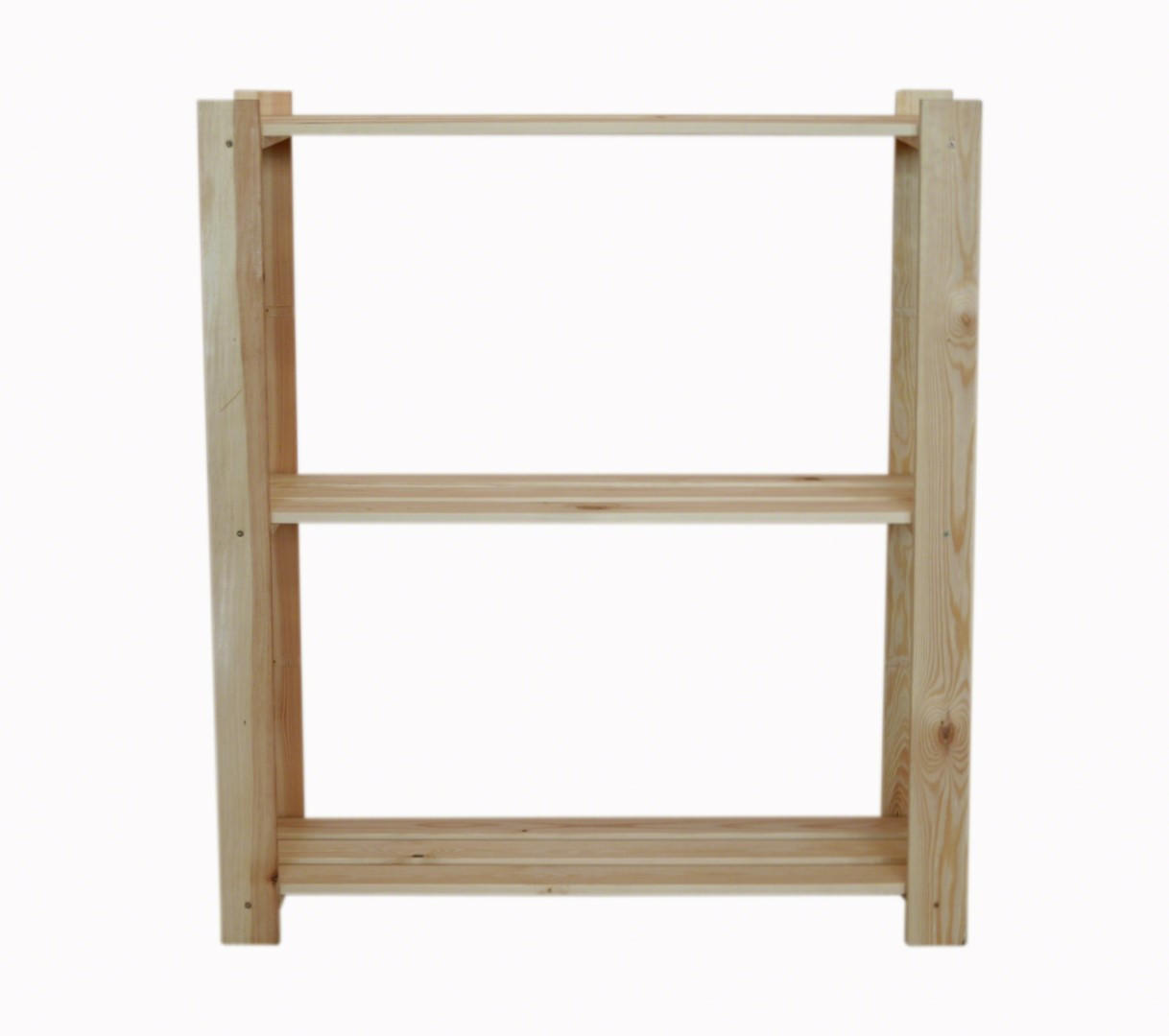 HOLZREGAL PINEPEAK 90x80x28cm 3 Fachboden 1,2cm dickes Kiefernholz Natur - Naturfarben, Holz (80/90/28cm) - PROREGAL