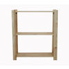 HOLZREGAL PINEPEAK 90x80x28cm 3 Fachboden 1,2cm dickes Kiefernholz Natur - Naturfarben, Holz (80/90/28cm) - PROREGAL