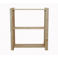 HOLZREGAL PINEPEAK 90x80x28cm 3 Fachboden 1,2cm dickes Kiefernholz Natur - Naturfarben, Holz (80/90/28cm) - PROREGAL
