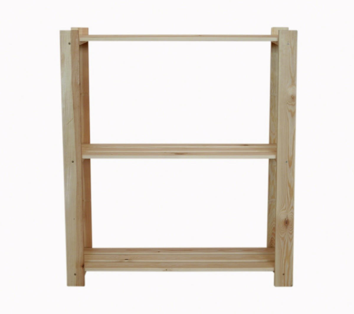 HOLZREGAL PINEPEAK 90x80x28cm 3 Fachboden 1,2cm dickes Kiefernholz Natur - Naturfarben, Holz (80/90/28cm) - PROREGAL