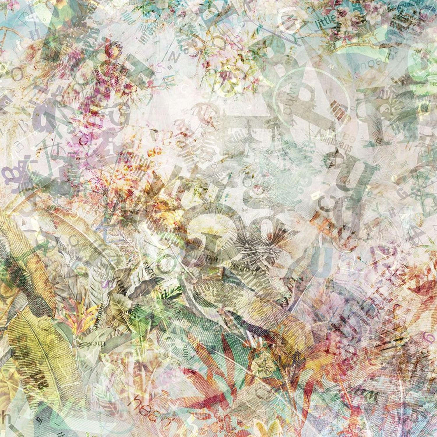 FOTOTAPETE Blätter 400 x 250 cm - Multicolor, Papier (400/250cm) - Sanders & Sanders