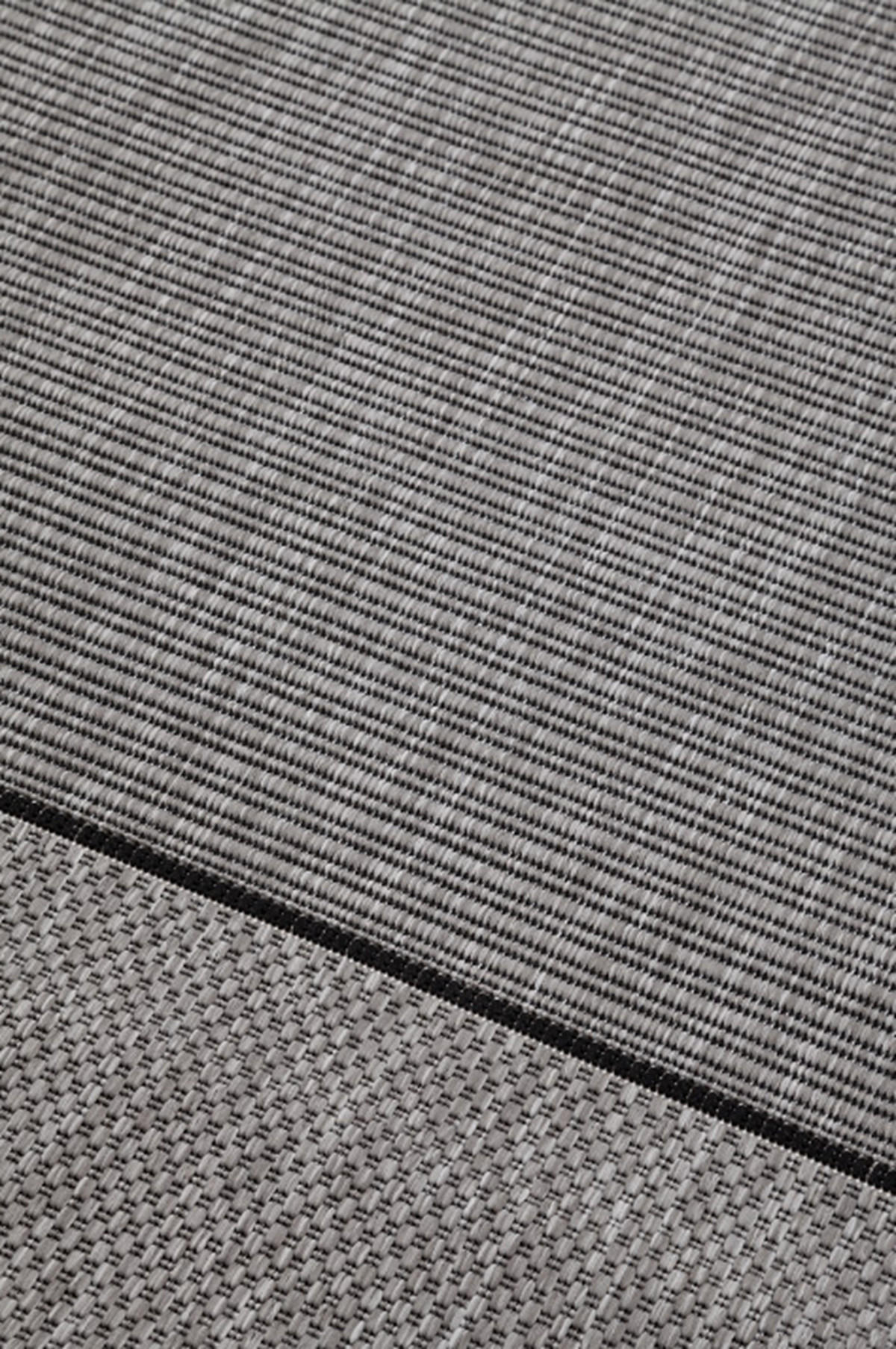 TEPPICH modern Flachgewebe GRAZIELLA Grau 120 x 170 cm - Grau, Textil (120/170cm) - Novatrend