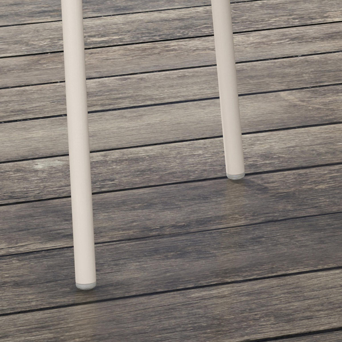 ZÁHRADNÁ stolička 59/55/84 cm sivá z ocele a plastu s podrúčkami a vysokým operadlom, sada 4 ks - sivá, plast (55/84/59cm) - OKWISH