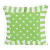 PATCHWORK-KISSENHÜLLE Sterne 45/45 cm - Grün, Textil (45/45cm) - Homescapes