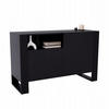 KOMMODE Karo 120/75/43.6 - Schwarz, Holzwerkstoff (120/75/43.6cm) - RAUMHIRSCH FURNITURE