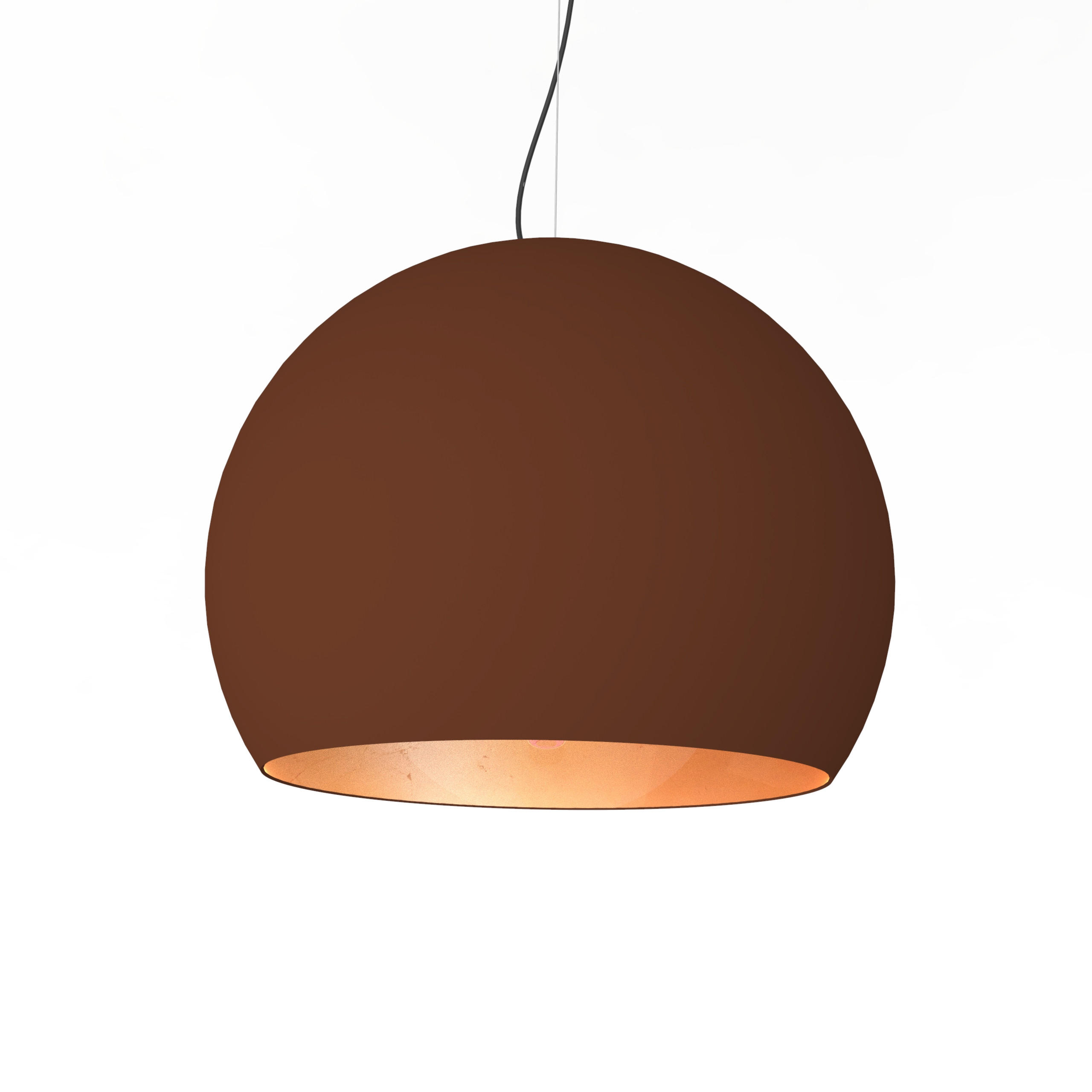 HÄNGELEUCHTE - Braun, Metall (50/50/40cm) - Lumicom