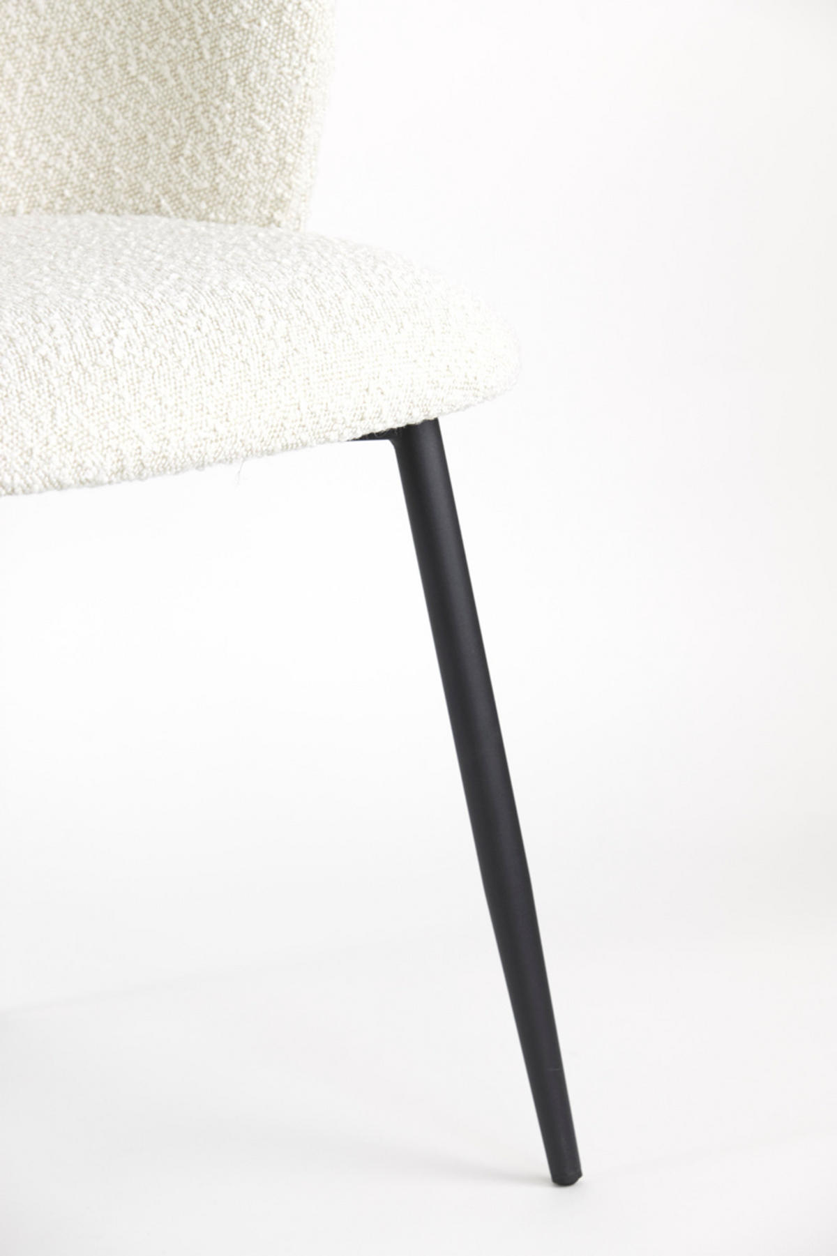 ESSZIMMERSTUHL Elyna Braun 56/55/79 cm - Schwarz/Weiß, Textil (55/79/56cm) - Light & Living
