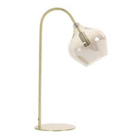 TISCHLAMPE Rakel Bronze 28/17/50,5 cm - Bronzefarben, Glas (28/17/50.5cm) - Light & Living
