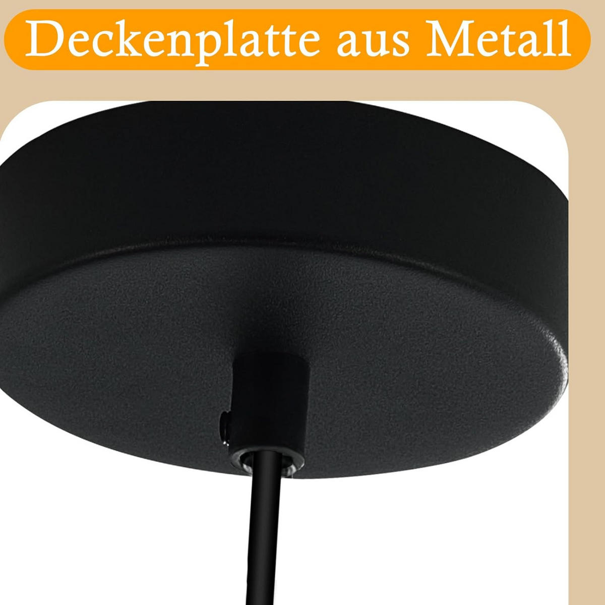 KRONLEUCHTER Brilhild 18.5/18.5/146.5 cm - Schwarz, Metall (146.5/18.5/18.5cm) - ZMH