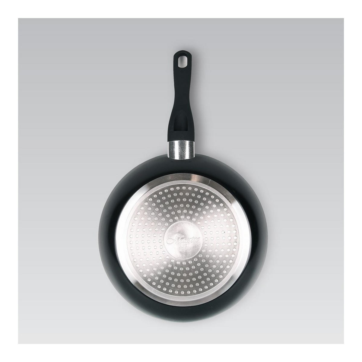 PFANNE Schwarz 46/26/5 cm MR121526 - Schwarz, Metall (26cm) - Maestro 