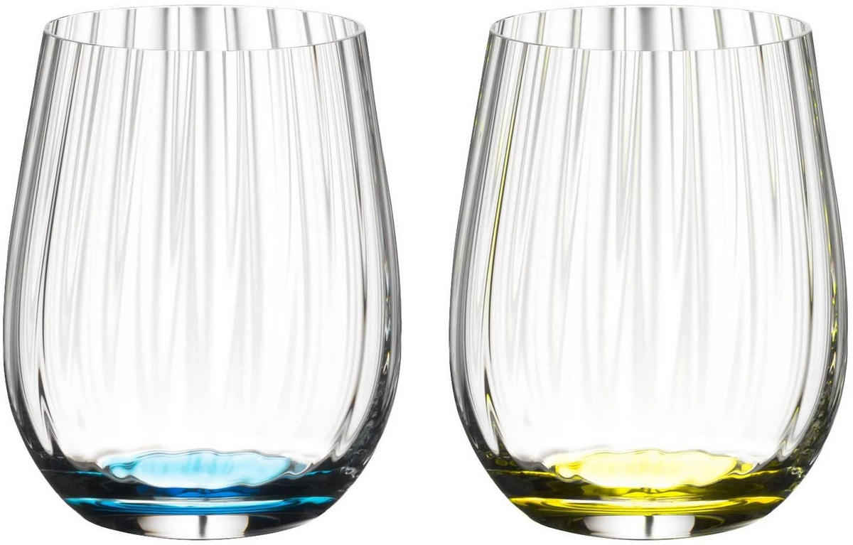 TUMBLER Collection Optical Happy O, 4er Set, Glas, 344 ml - Transparent, Glas (0.34L) - Riedel