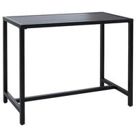 STEHTISCH hranatý - sivá, kov (65/130/105cm) - MCW