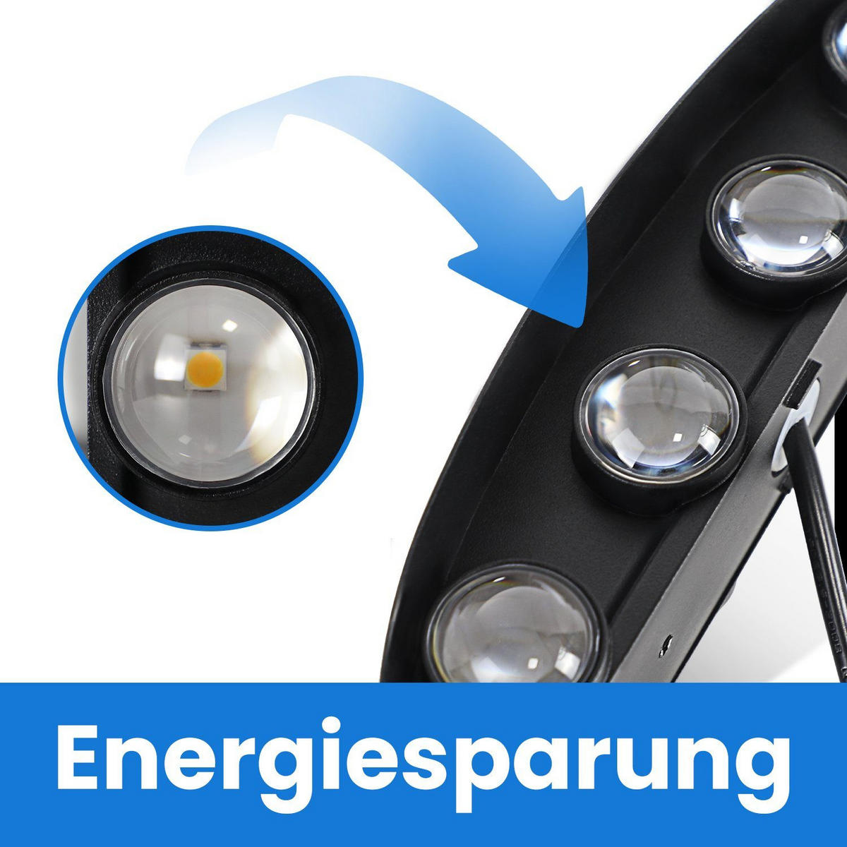 LED WANDLEUCHTE Herz - Schwarz, Metall (5/8/22cm) - Nettlife