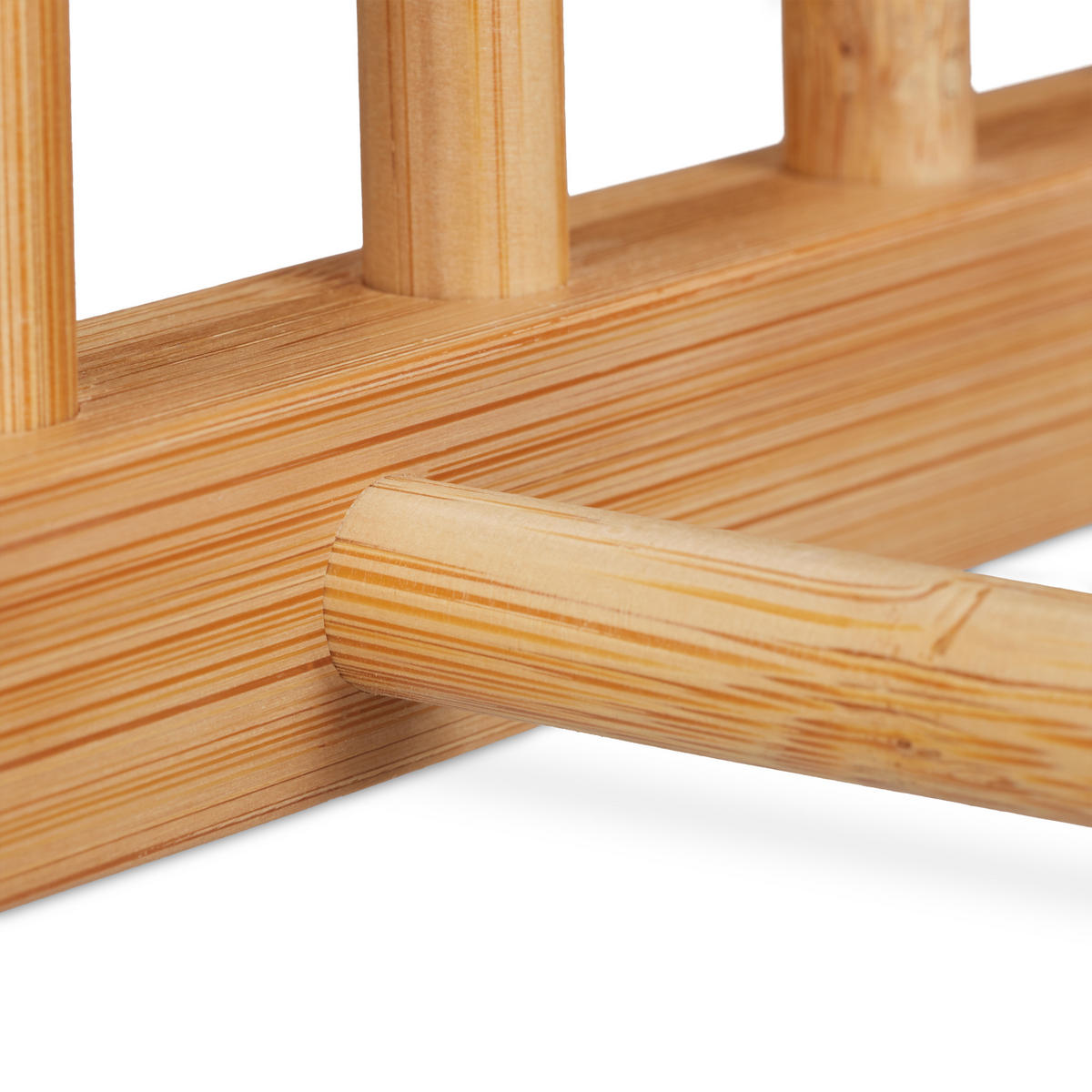 ABTROPFGESTELL - Hellbraun, Holz (34/12/12.5cm) - Relaxdays