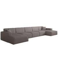 WOHNLANDSCHAFT Celes Premium Xl Scala - Taupe, Holzwerkstoff/Textil (462/73/165cm) - Fun Möbel