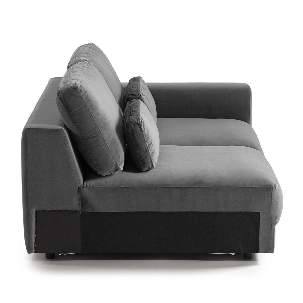 2-SITZER MODULSOFA - Grau, Textil (158/80/117cm) - home24