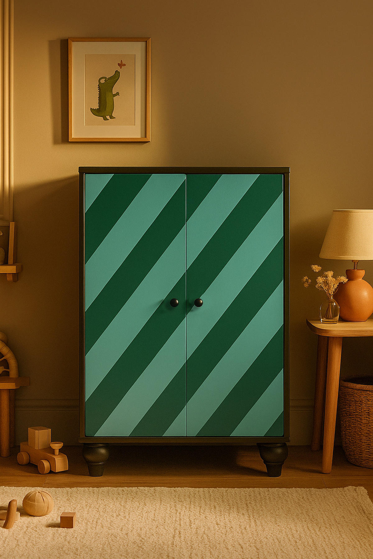 SCHRANK SIDEBOARD mit 2 Türen MARCUS - Hellblau, Holzwerkstoff (75/127/45cm) - RNT By Really Nice Things