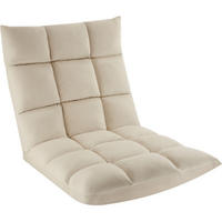 RELAXSESSEL Snooze ,108 x 57 x 13,5 cm,beige - Beige, Textil (57/13.5/108cm) - tectake