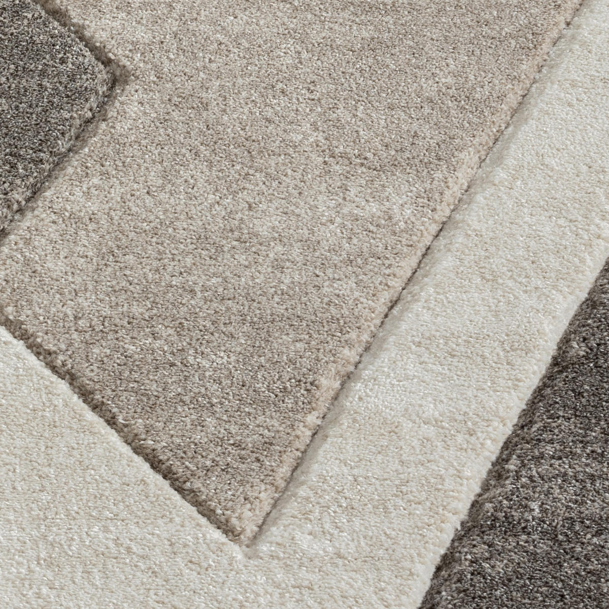 KURZFLOR-TEPPICH Bonito 7167 Braun 160x230 cm - Braun, Textil (160/230cm) - carpet city
