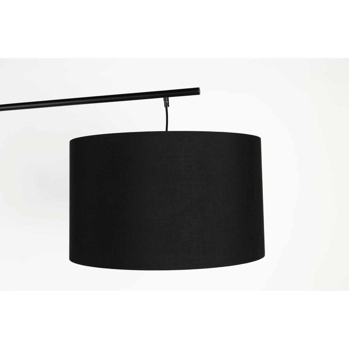 STEHLAMPE Martine Schwarz - Schwarz, Metall (160/50/220cm) - Housecraft Living
