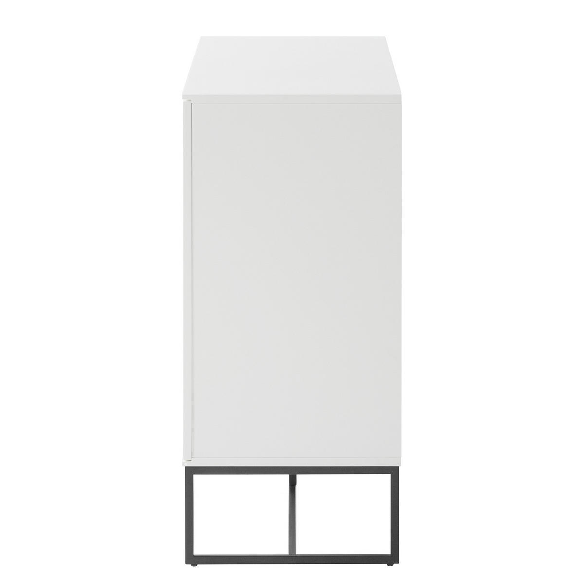 KOMMODE - Weiß, Holzwerkstoff (115/86/40cm) - home24