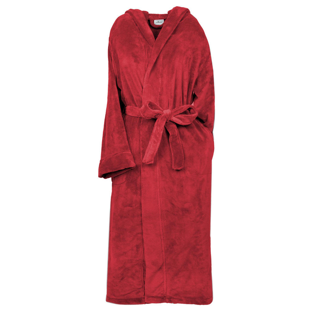Thumbnail - Zollner Bademantel,, Weinrot, Textil, Gr. Xxl, unisex, Oeko-Tex® Standard 100, Badtextilien, Bademäntel