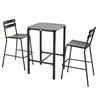GARTENSET 3-tlg., Schwarz - Schwarz, Metall - Oviala