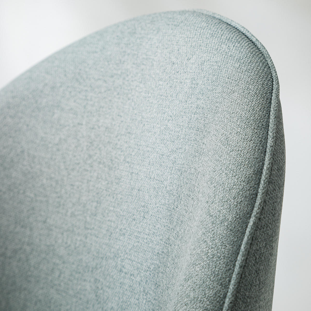 POLSTERSTUHL - Metall / Textil - Mintgrün/Grau, Textil/Metall (49/84/54cm) - home24