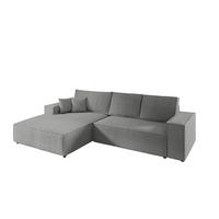 ECKSOFA Corunia In Poso - Grau, Holzwerkstoff/Textil (294/185cm) - Fun Möbel