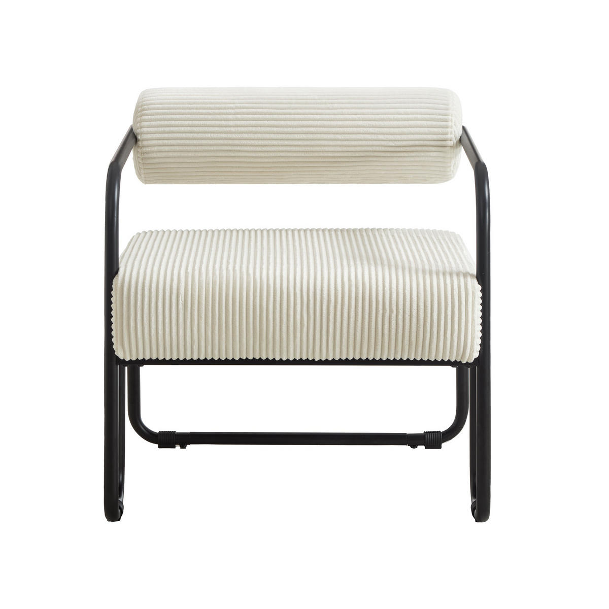 SESSEL Corduroy mit Metallgestell, DE-42392, Biege - Beige, Metall (68.5/70.5/73cm) - ComfortXL