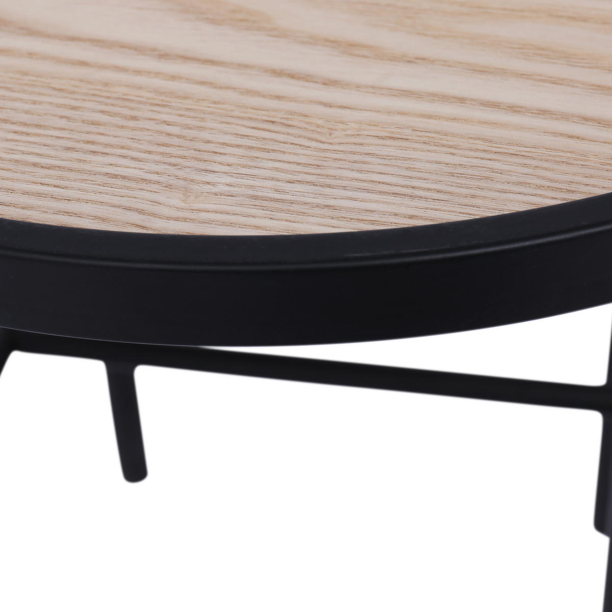 BEISTELLTISCH Rund Schwarz 40 x 40 x 40 cm - Schwarz, Holz (40/40/40cm) - Nordlys