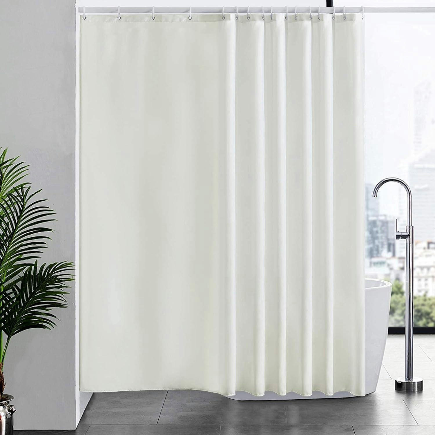 DUSCHVORHANG Überlänge Beige 240 x 180 cm - Creme, Textil (240/180cm)